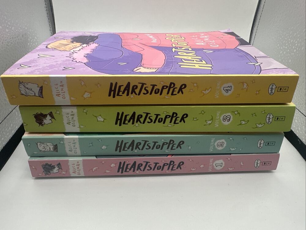 Heartstopper Series Volume 1-4 Books Collection Set Alice Oseman NEW Paperback